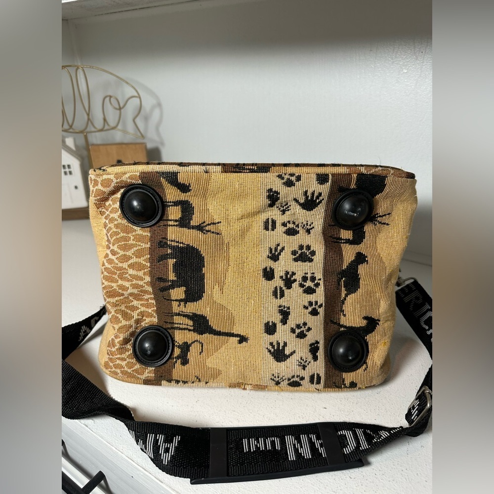 American Uri Tapestry Crossbody Bag Western Horse Print Shoulder Purse Vintage - Picture 8 of 8